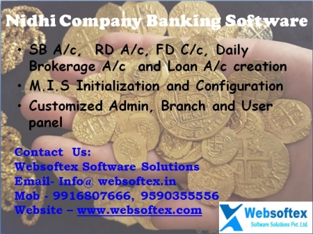 Nidhi Banking Software in delhi, Best Nidhi Company Software