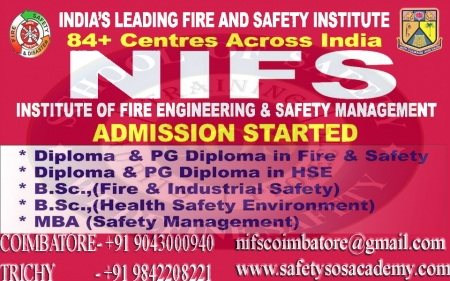 FIRE SAFETY HSE TRAINING IN TRICHY