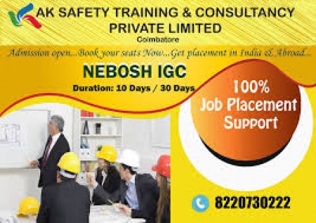  HSE Course, NEBOSH Training Institute & Center in Coimbatore