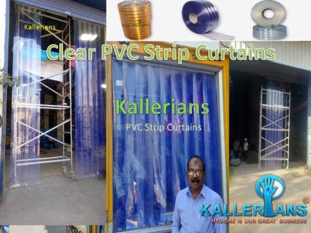 PVC Sheets, Warehouse PVC Strip Curtains, Polar PVC Strip Curtains, PVC Rolls Suppliers in chennai - kallerians