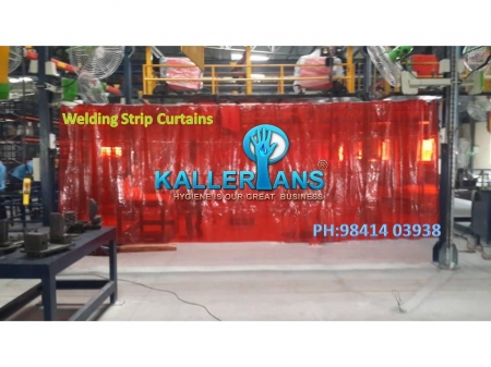 Welding Strip Curtains, Clear Freezer grade PVC Strip Rolls - kallerians