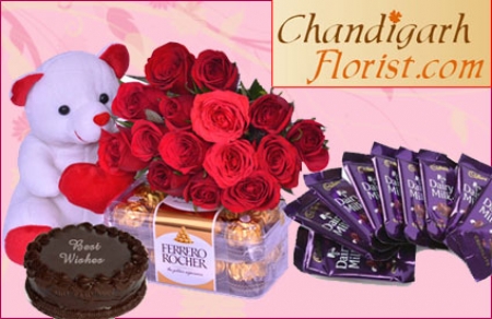Exclusive Online Flower Shop in Chandigarh with Beautiful Flowers Gift at Cheap Price